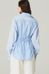 CAMISA AMARRACAO LISTRADA AZUL CLARO